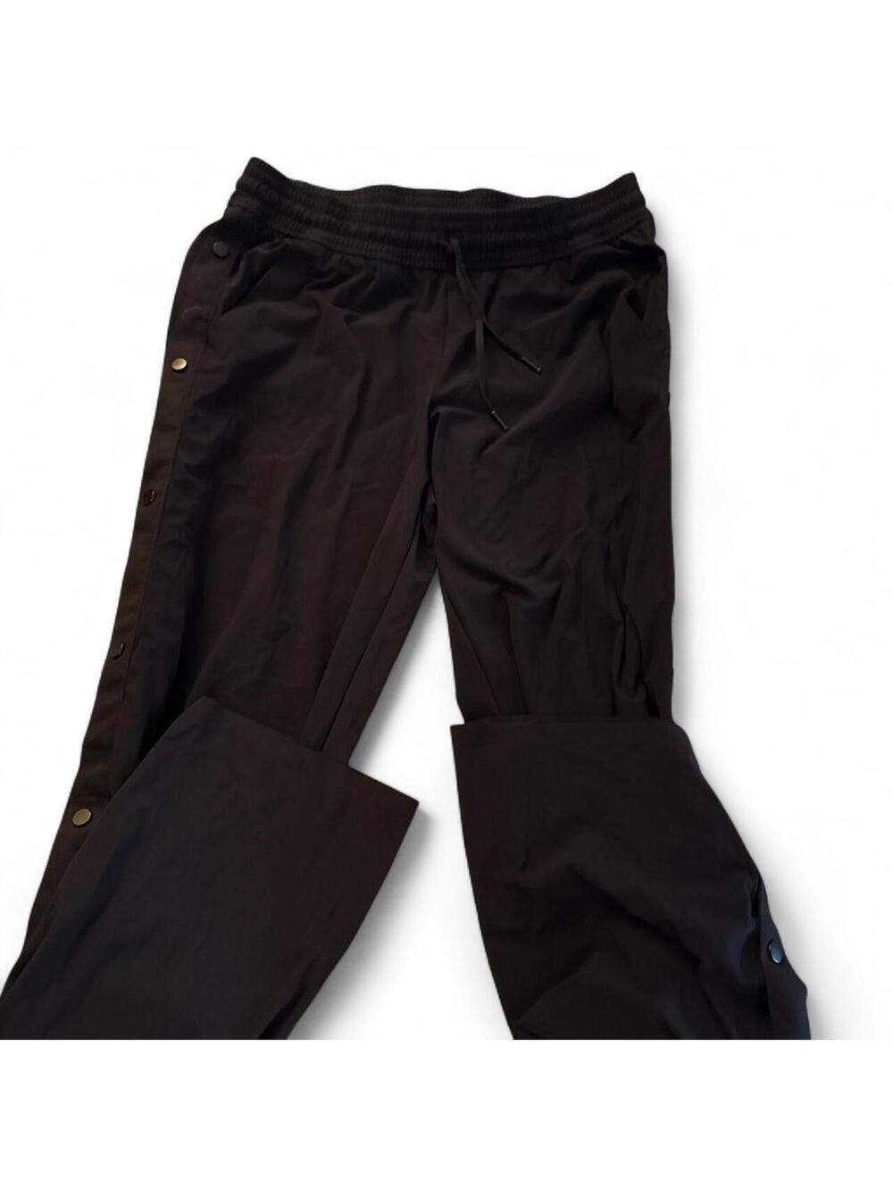 Athleta Black cargo pants with adjustable waist and drawstring size S